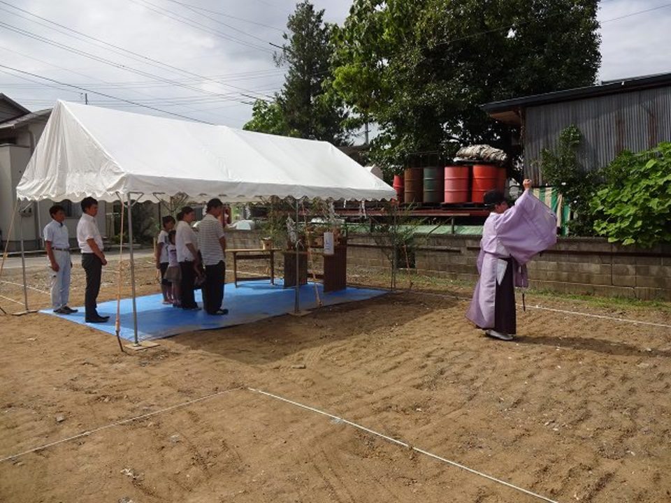 地鎮祭、着工式