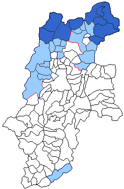 豪雪地域図