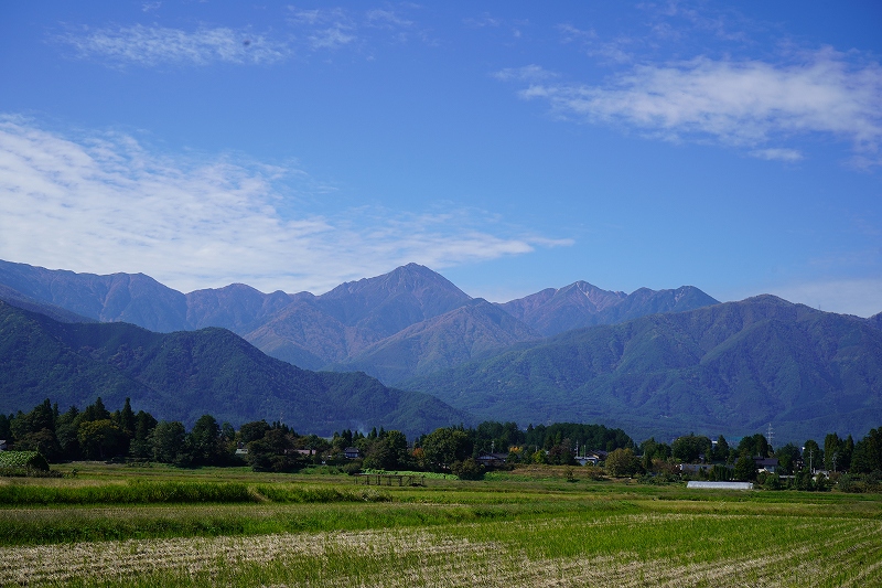 安曇野の山々