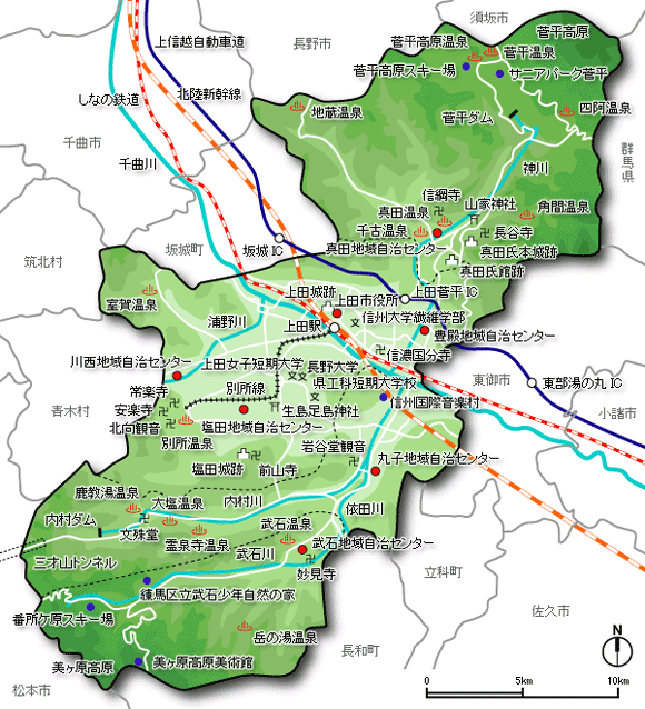 上田市MAP