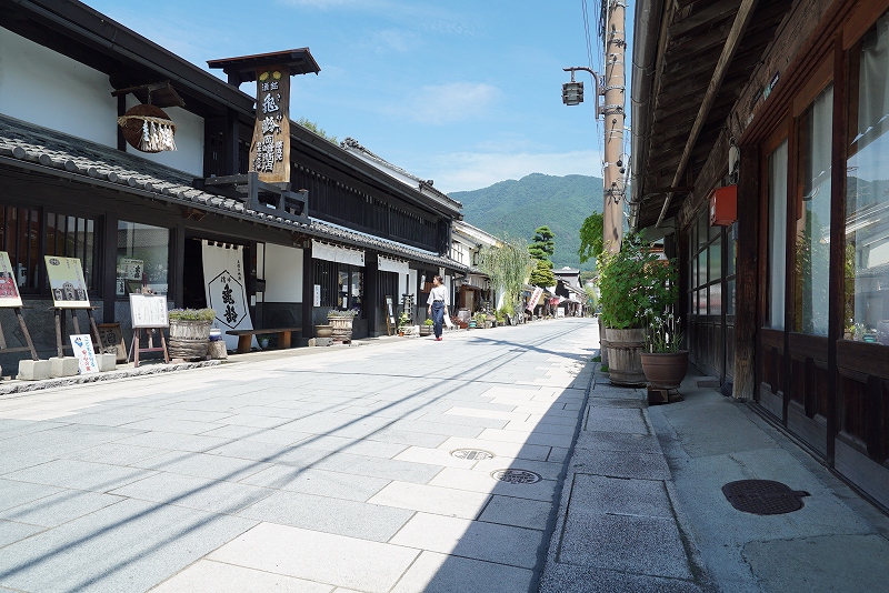 上田市の歴史が残る街並み