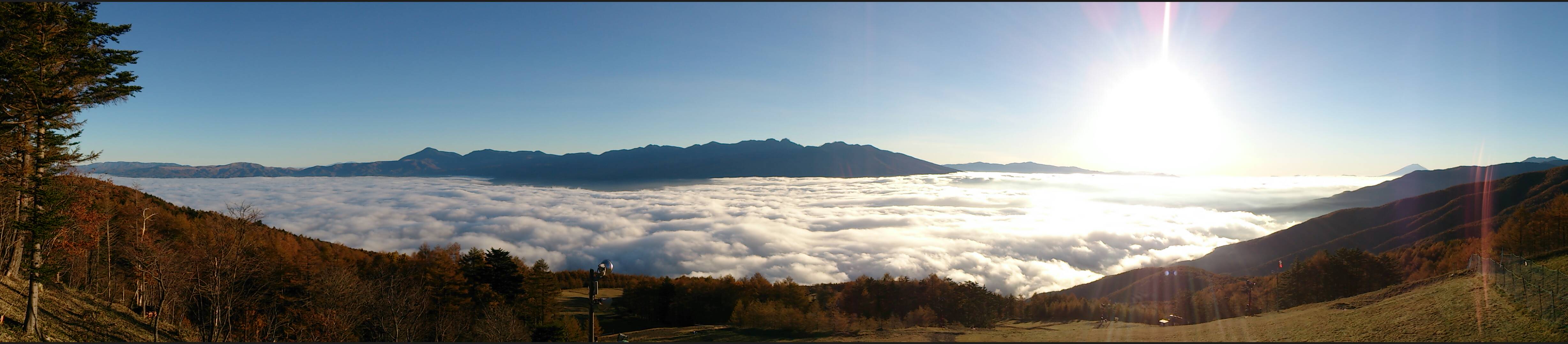 入笠山の雲海